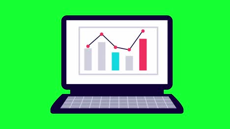 chart animation, can be used for presentations or backgrounds