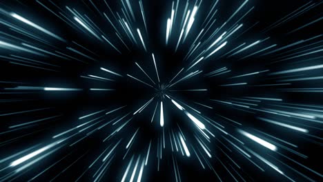 Looped animation. Jump at superluminal speed between the stars