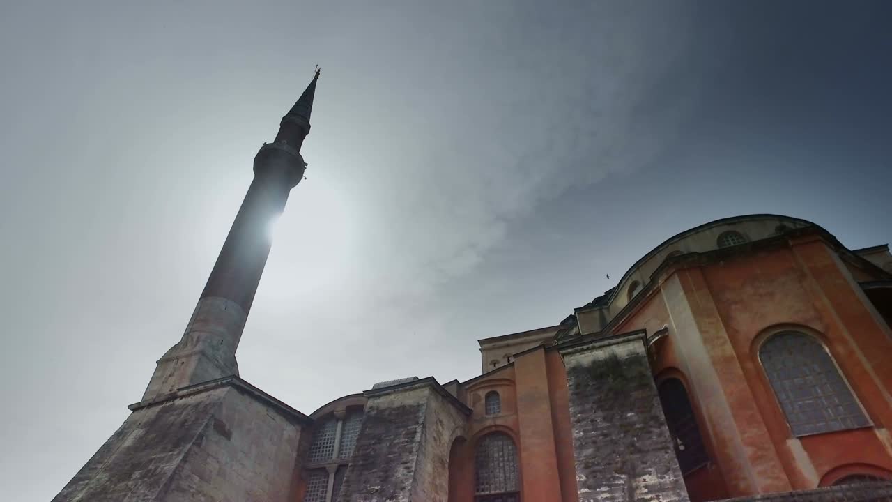 mezquita hagia sophia en sultanahmet, estambul, turquía. la mezquita está ubicada en la ciudad de istanbul, turquía.