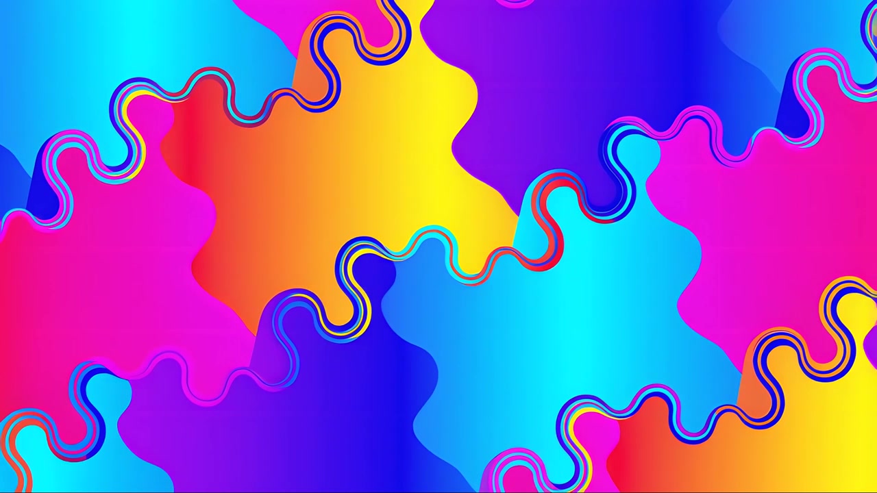 Sfondo Animato Astratto e Colorato 4K