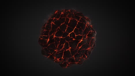 Blazing-Lava-Ball-Rotating.-Animation-Concept
