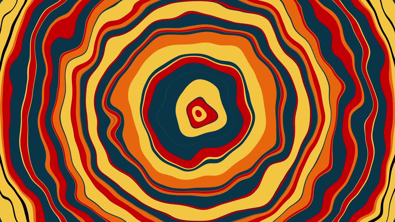 Computer generated a background from colorful twisted stripes in circle shape. 3D rendering of abstract wallpaper