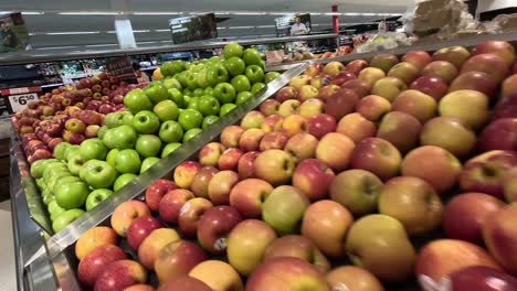 various apples displayed in a melbourne supermarket