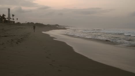 sunrise at berewa beach in canggu, bali