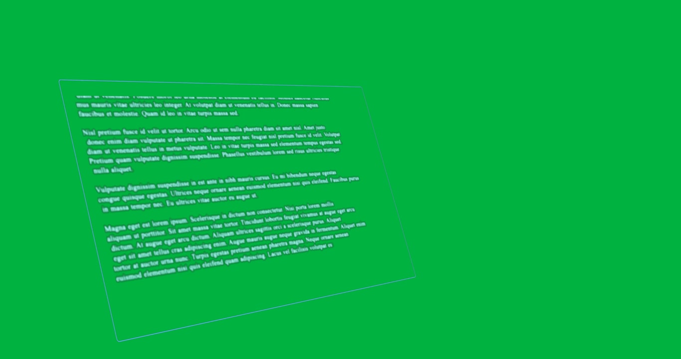 Animation of data processing on transparent background