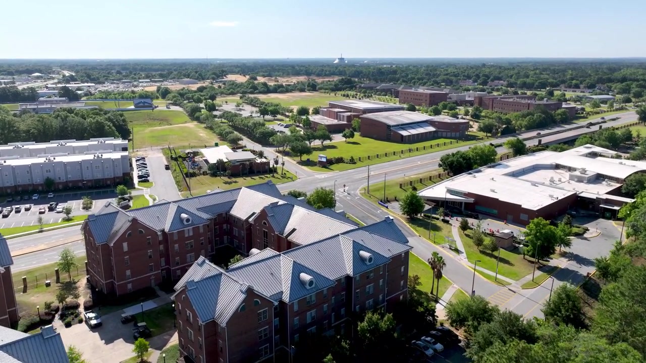 Albany State University Aerial in Albany Georgia aerial captured in 5k