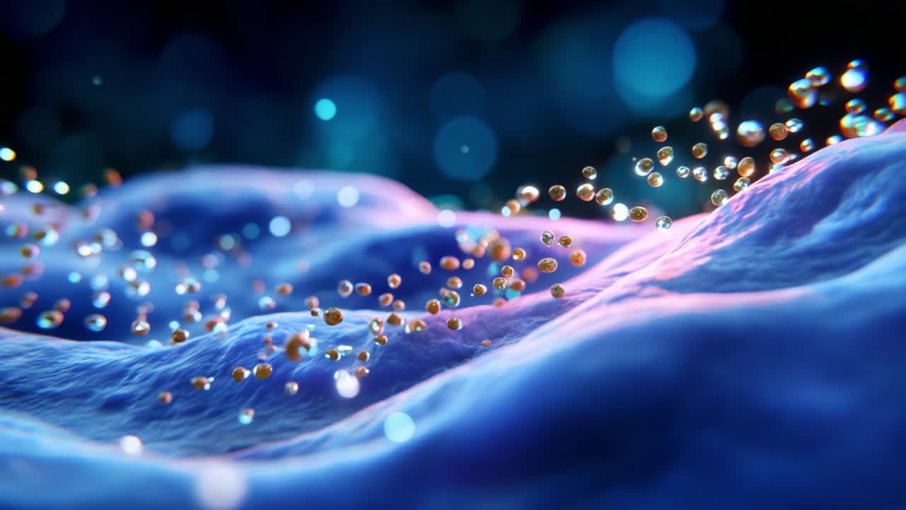 A mesmerizing visual journey through an abstract landscape, showcasing dynamic swirling patterns, glowing particles, and vibrant colors that create a stunning oasis of light and texture, evoking a sense of wonder and exploration