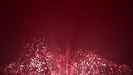 fondo de partículas abstractas rojas