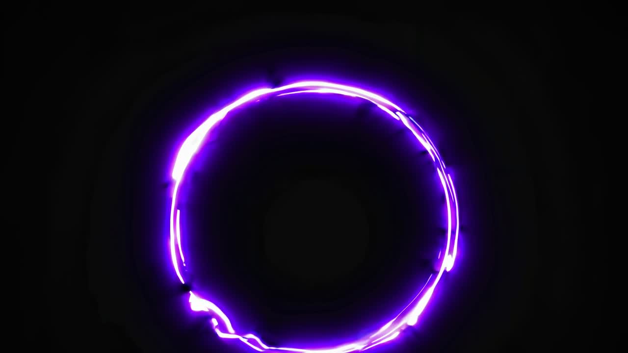 Purple Glowing Circle