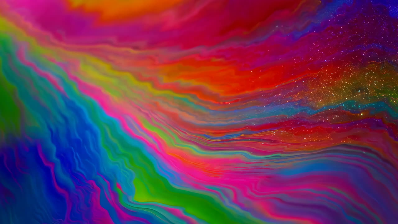 ondas líquidas abstractas y coloridas