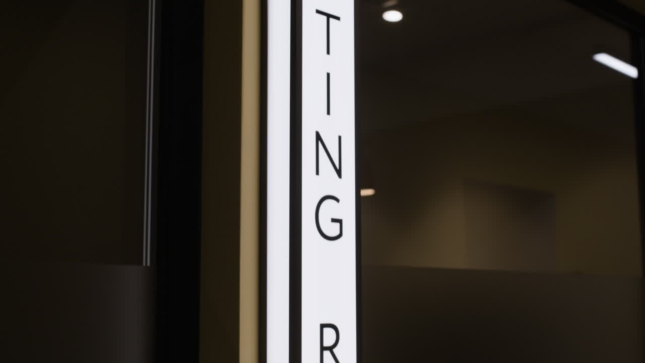 señal de la sala de reuniones