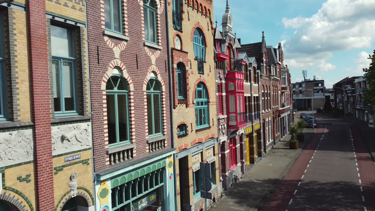 las coloridas casas europeas