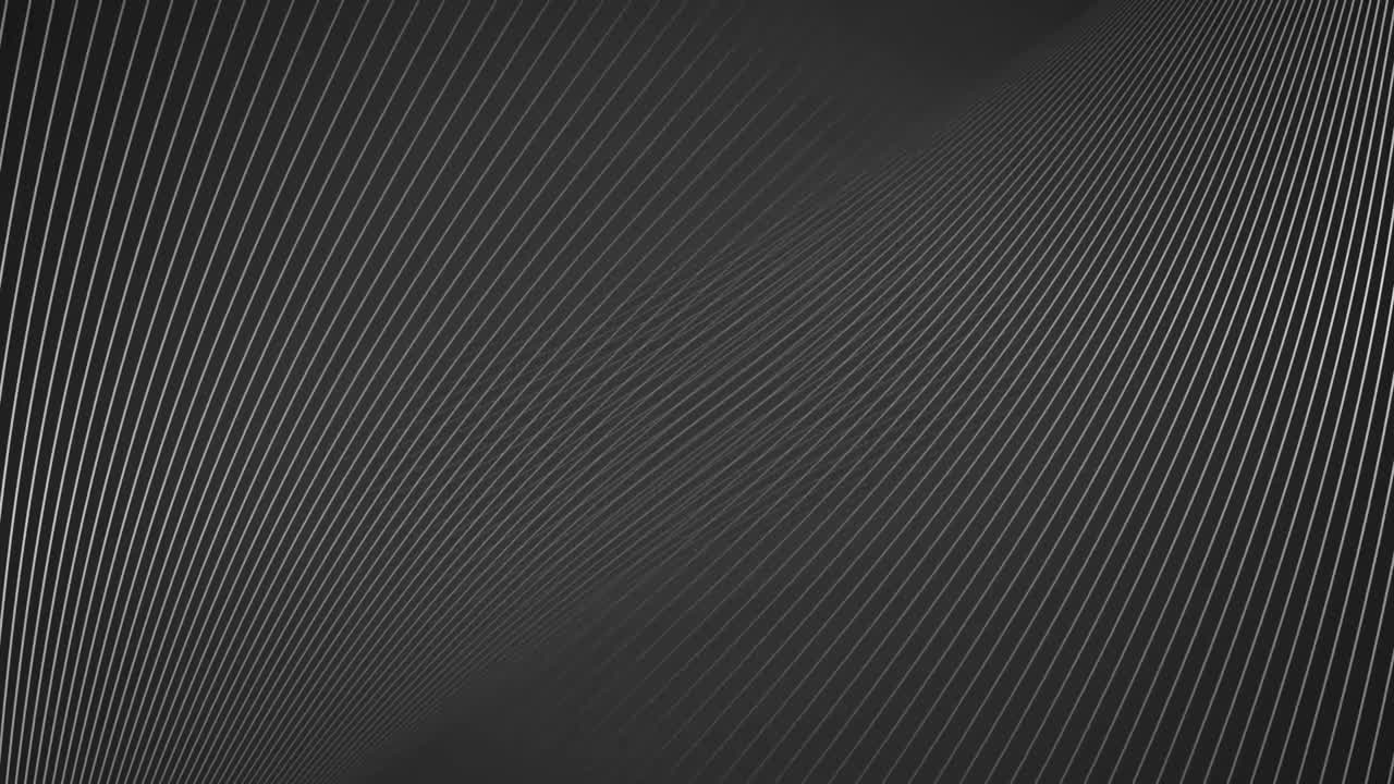 Animation of network of moving and crossing lines of flow of information on grey background