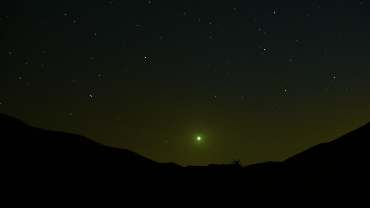 Night Sky in Albanian Mountains - Eastern Europe (Time Lapse)