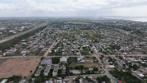 Vista-Panorámica-De-Brisas-Del-Este,-Un-Barrio-En-La-República-Dominicana