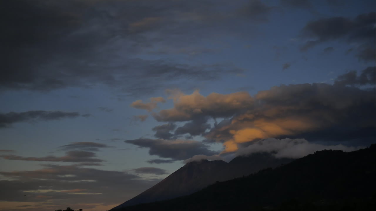 Majestic Volcano at Sunset