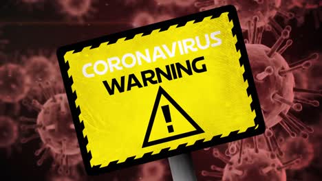 animación conceptual del coronavirus covid19