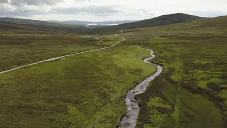 Paisaje-Natural-De-Escocia-Por-Drone