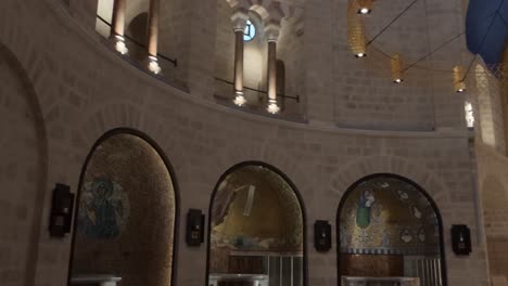 interior of dormition abbey in jerusalem old city