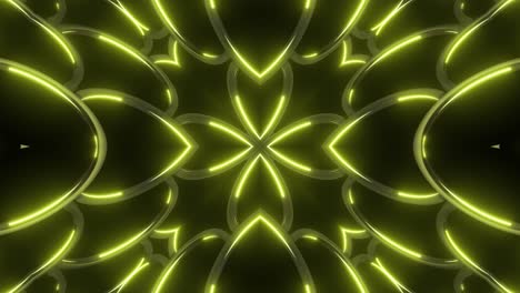patrón geométrico de neón abstracto