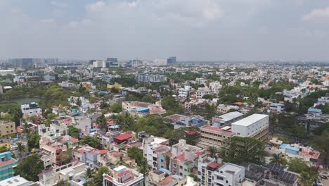 a unique perspective of mogappair, showcasing its vibrant streets