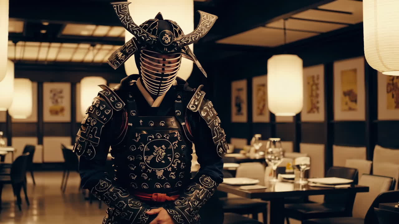 사무라이 레스토랑 직원