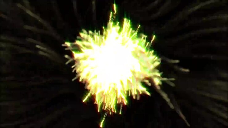 Christmas Particles Short Transition Spiral Motion