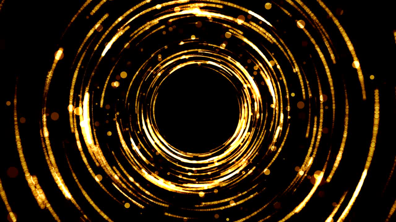 축하를 위한 휴일 배경, 화려한 소용돌이, 끊임없는 루프