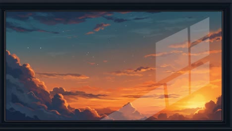 a stunning sunrise over a cloudy horizon, capturing the beautiful glow of dawn with colors painting the sky in a melodic display of nature's artwork
