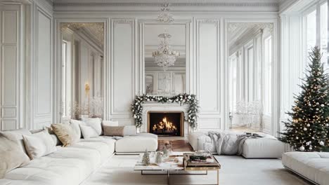 luxury christmas living room