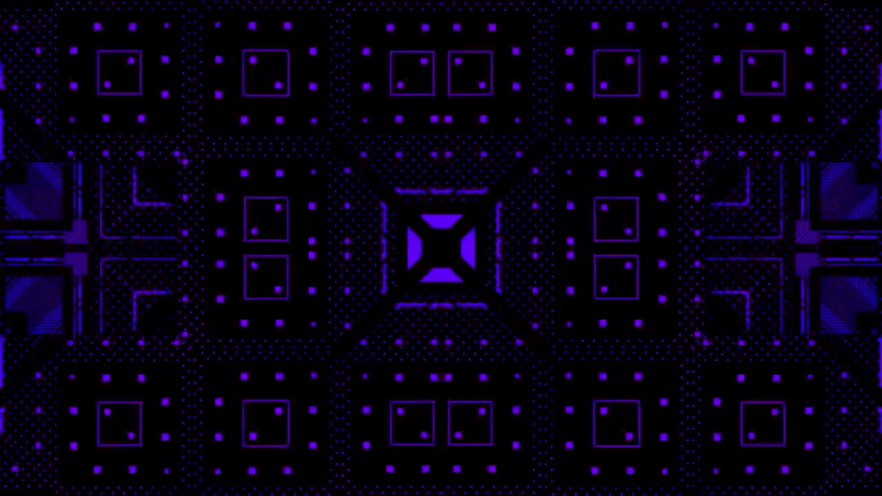 Abstract Purple Geometric Pattern Pulsing in Motion