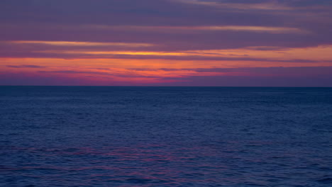 sunset over the ocean