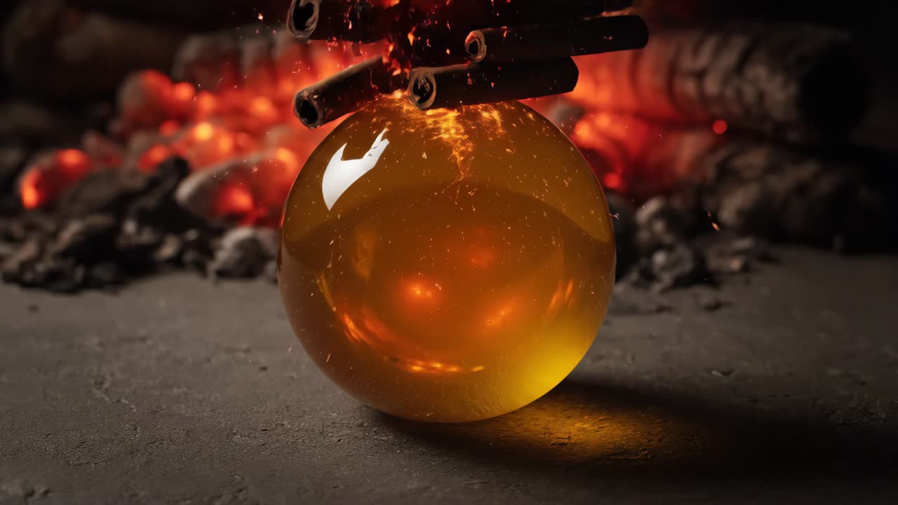 Cinnamon and Fire Still Life