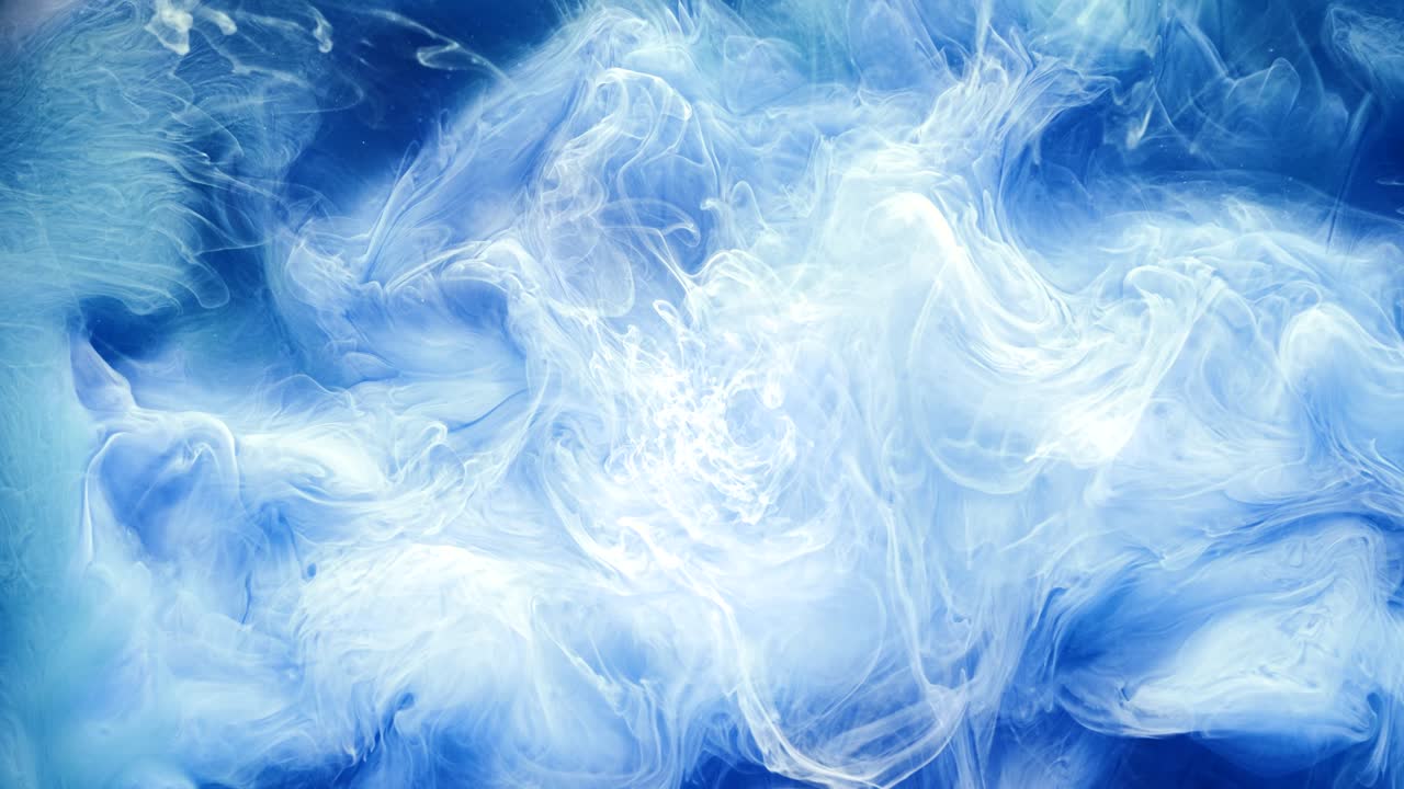 연기 흐름 신비로운 안개 파란색  스모그 누출