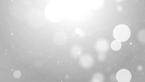 partículas de negocios blanco brillante brillo bokeh polvo bucle de fondo abstracto