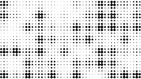 black and white dots pattern