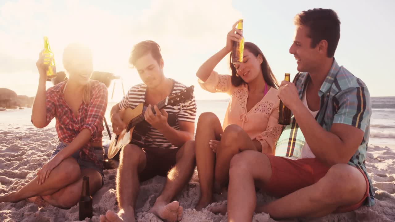 amigos disfrutando juntos