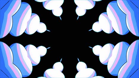 patrón de estrella azul abstracto