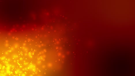 4k resumen de fondo bokeh brillante y brillante - fondo suave (loopable) - fondo de partículas brillantes - bucle de partículas en movimiento - fondo de movimiento - bucles sin problemas - color rojo
