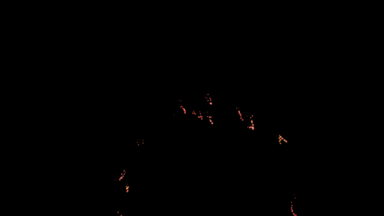 estallido de fuegos artificiales