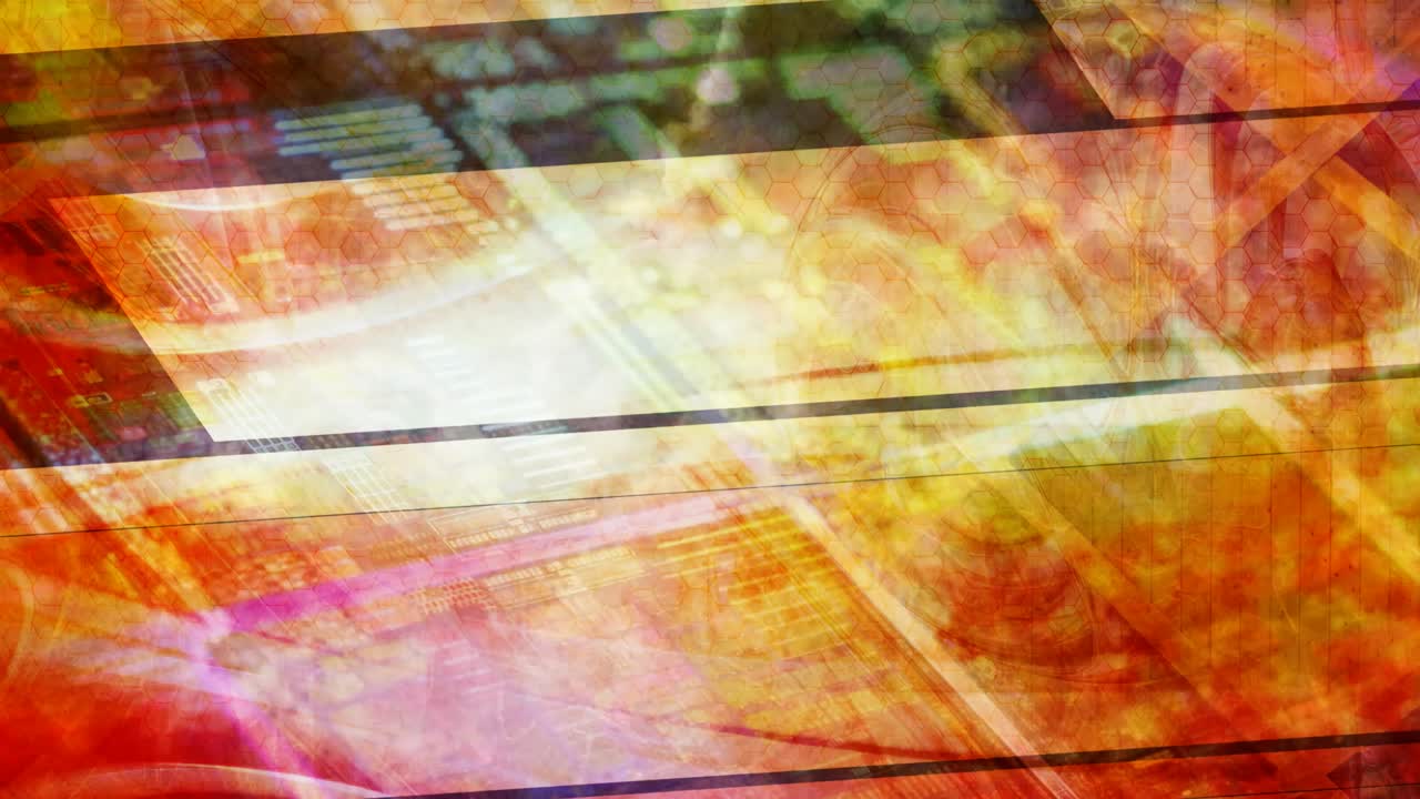 patrones de líneas giratorias suaves de color amarillo pastel y rosa - animación de fondo de movimiento de bucle sin costuras de 4k