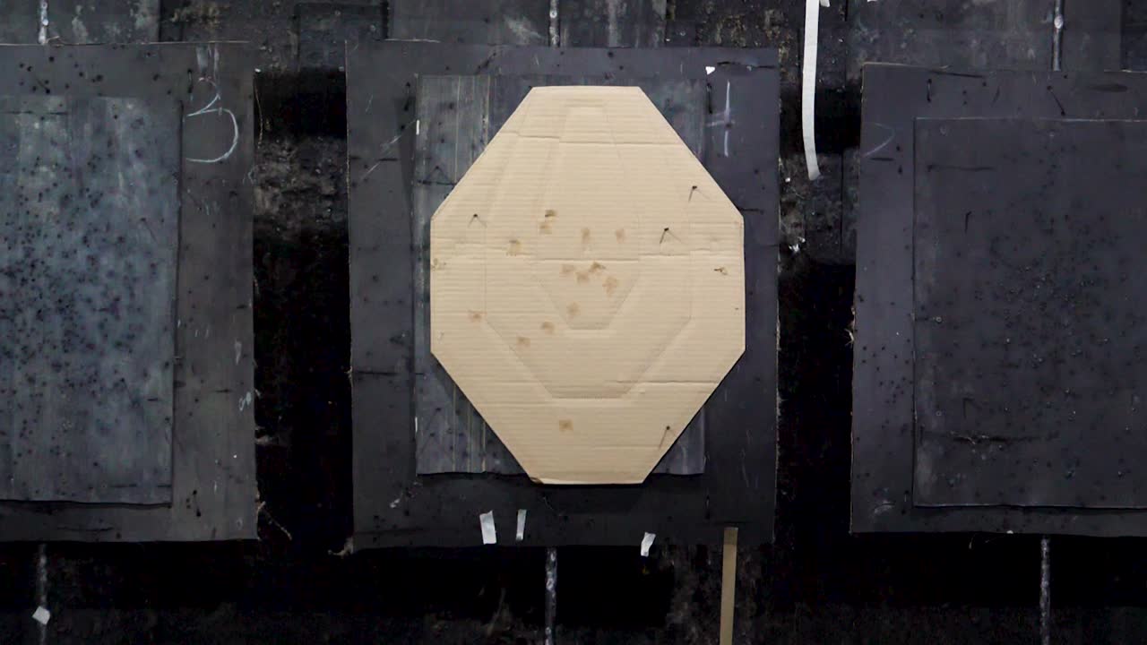 práctica de tiro en el campo de tiro