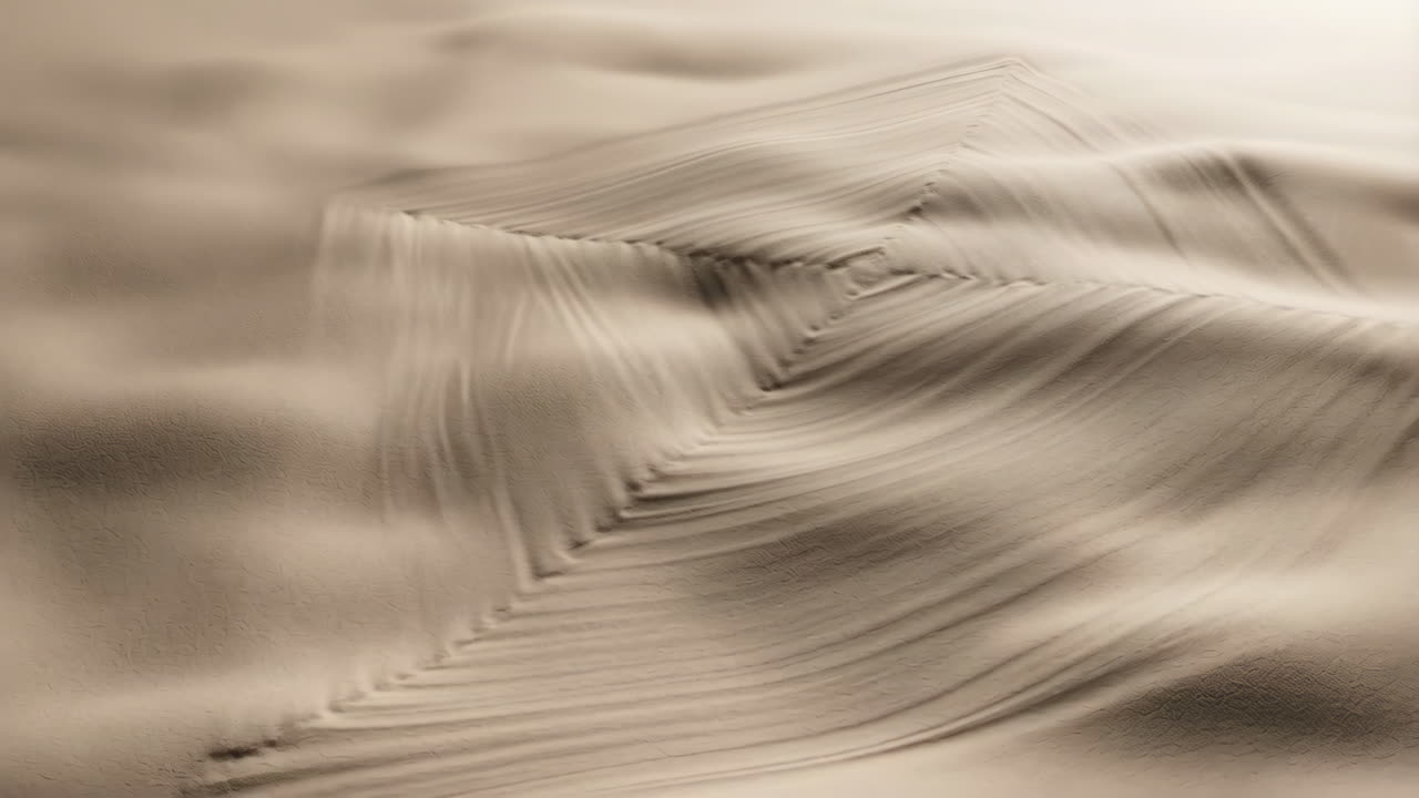 Abstract Sand Dune Pattern