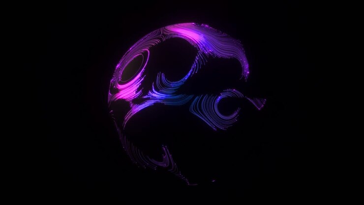 Abstract Glowing Sphere