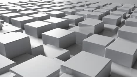abstract geometric pattern of gray cubes