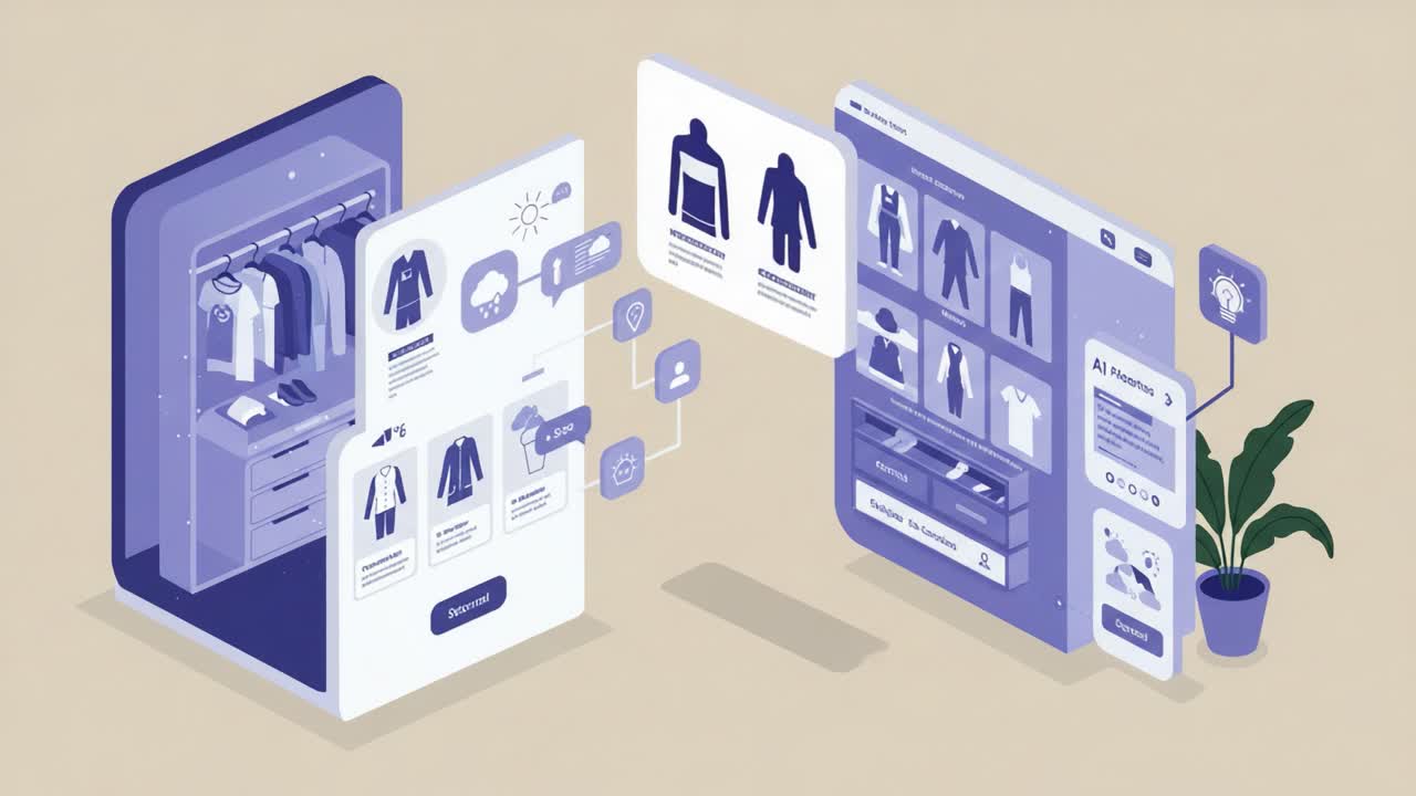 An Innovative Digital Wardrobe: Showcasing Virtual Fashion Selection with Smart Features and Interactive Displays for Personalized Outfit Planning