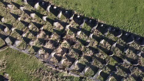 Luftaufnahme-Von-Der-Siegfriedlinie,-Auch-Drachenzähne-Genannt