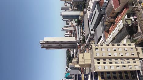 Daytime-view-of-tall-buildings-in-downtown-Brazil,-aerial-view-of-streets-and-avenues-in-Campinas,-Sao-Paulo,-Brazil