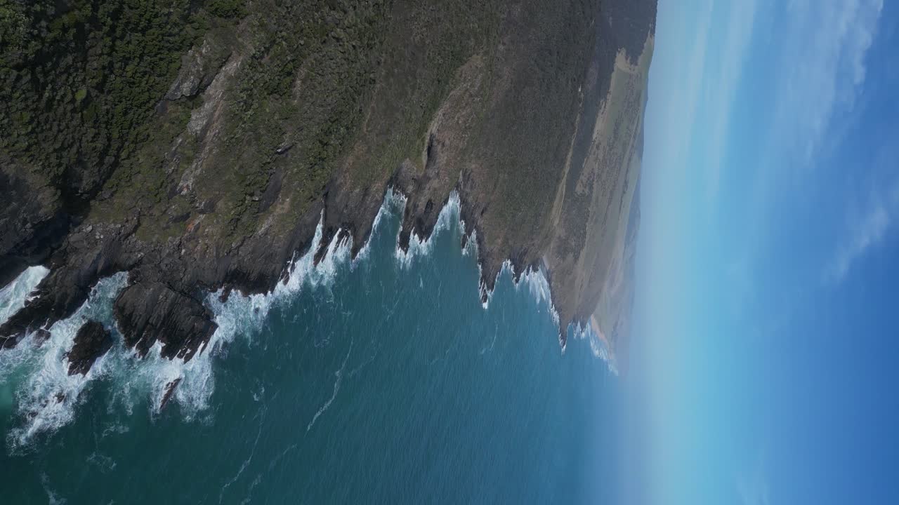 Costa frastagliata e calette dell'Isola dei Canguri, Australia Meridionale.