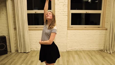 Talented-teenage-female-dancer-dancing